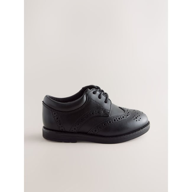 Chaussures richelieu à lacets noir <span itemprop=