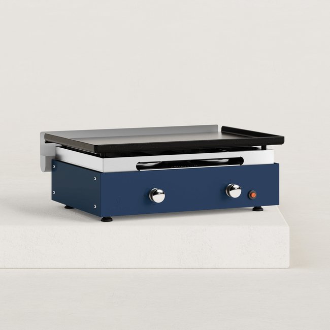 Plancha Gaz Acier Emaillé 2 Feux, CREATIVE - VERYCOOK