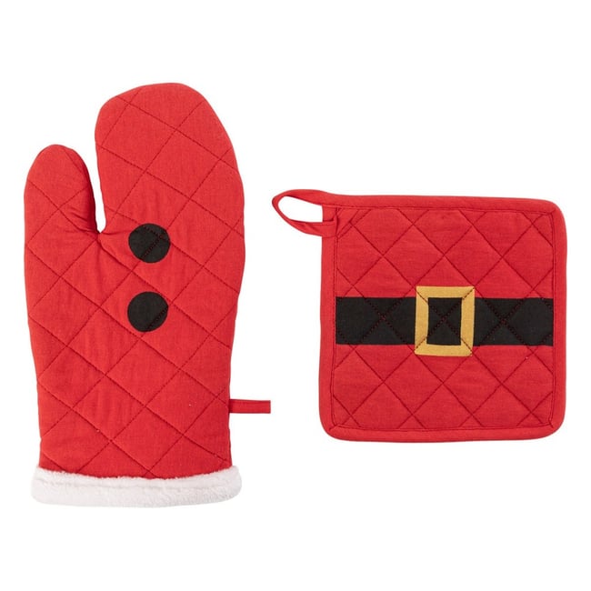 Gant Et Manique Père Noël Rouge Coton v002231 <span itemprop=