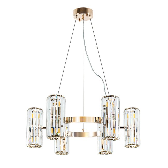 Подвесная люстра из металла золотистый SO'HOME