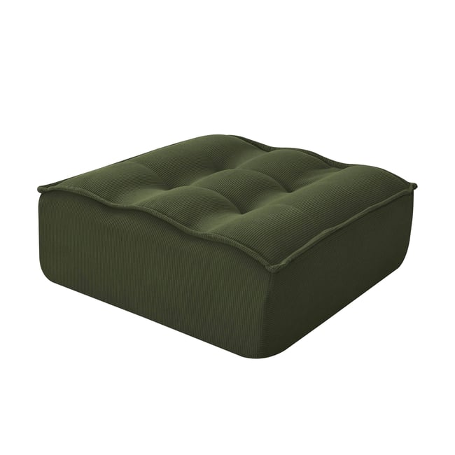 Pouf en velours côtelé, LIZY - OVIALA