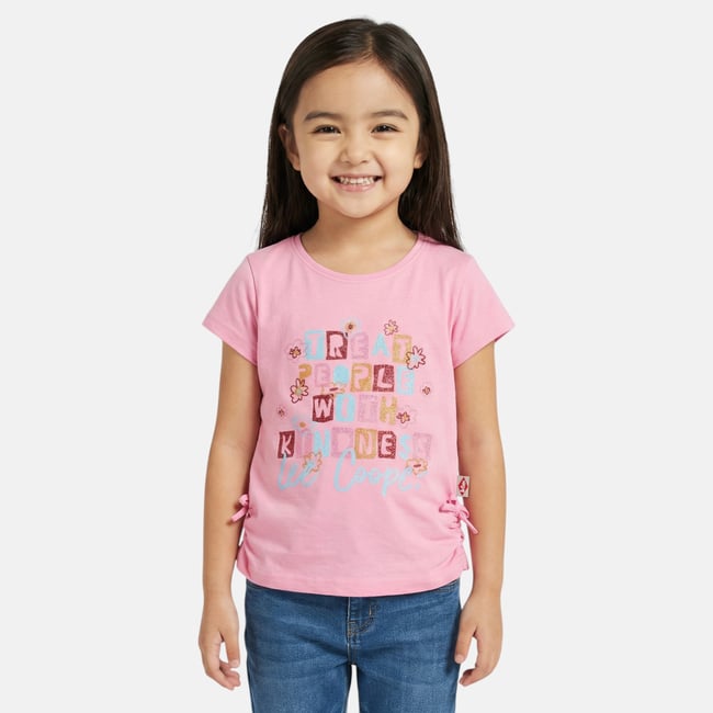 T-shirt manches courtes imprimé, col rond FLORA - LEE COOPER
