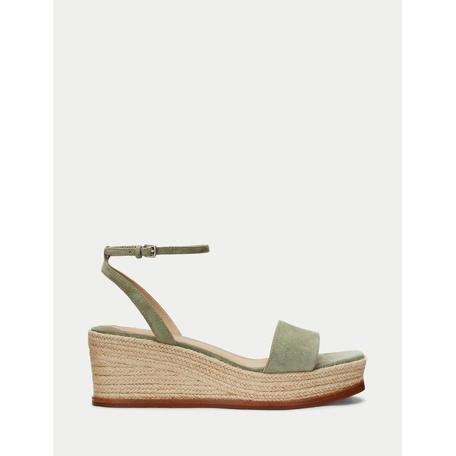 Sandali con zeppa Leona verde salvia LAUREN RALPH LAUREN
