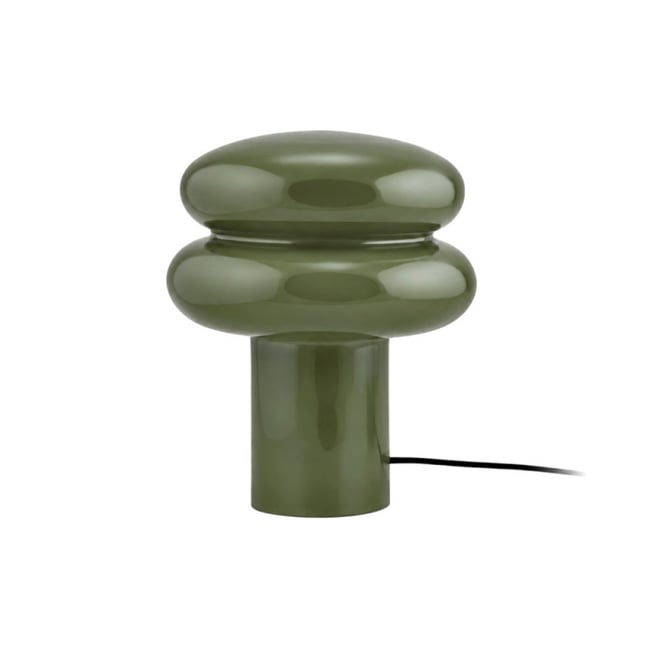 Lampe à poser en verre kaki POP Couleur vert <span itemprop=