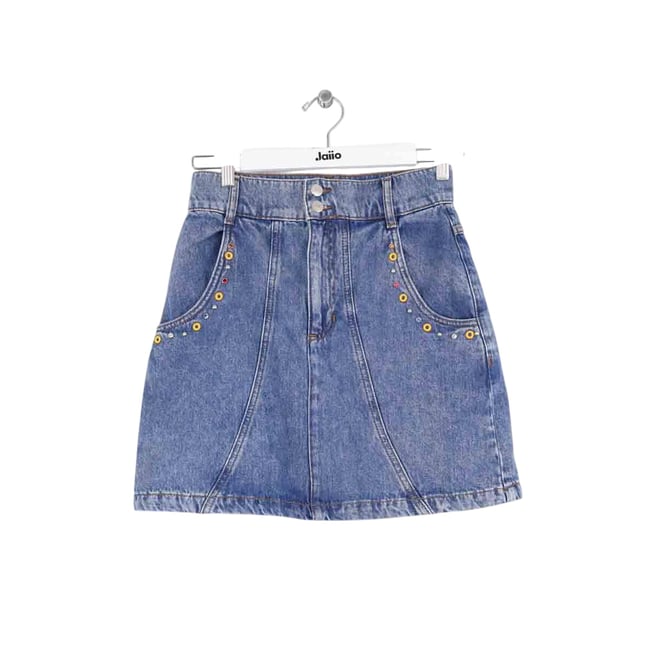 Mini jupe - Très Bon État bleu <span itemprop=