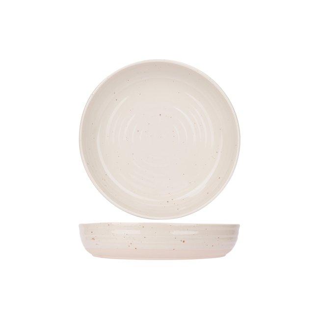 Lot de 2 Coupes en grès, AMUSE Couleur quartz <span itemprop=