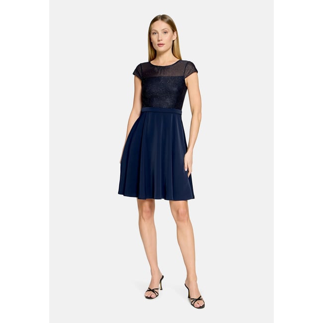 Robe de cocktail manches courtes - VERA MONT