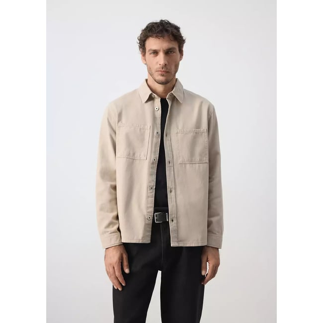 Surchemise en jean poches - MANGO MAN