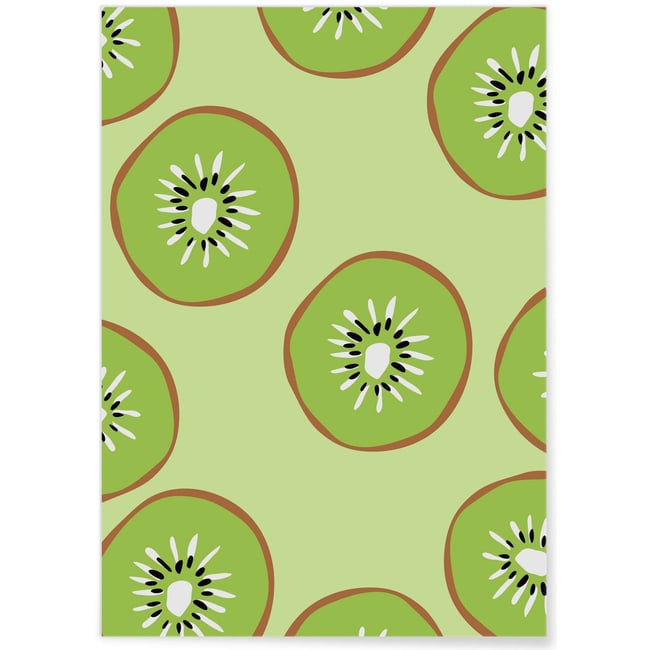 Affiche Kiwis Couleur blanc <span itemprop=