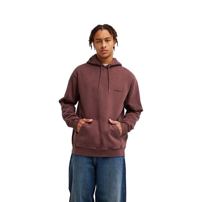 Sweat capuche. marron coffee bean <span itemprop=