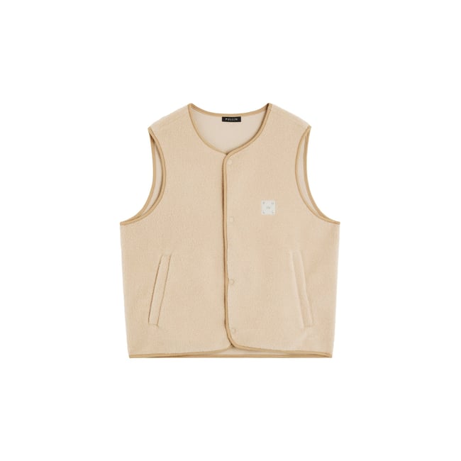 GILET SANS MANCHE ANTIC crème <span itemprop=
