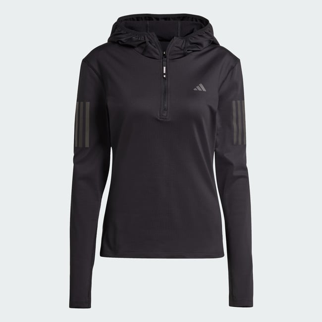 Sweat-Shirt À Capuche Demi-Zip Hiver Own The Run Sweat-Shirt À Capuche Demi-Zip Hiver Own The Run - adidas Performance