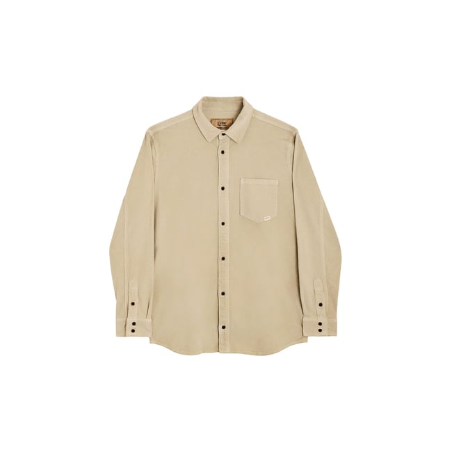 CHEMISE VELOURS BONE ecru <span itemprop=