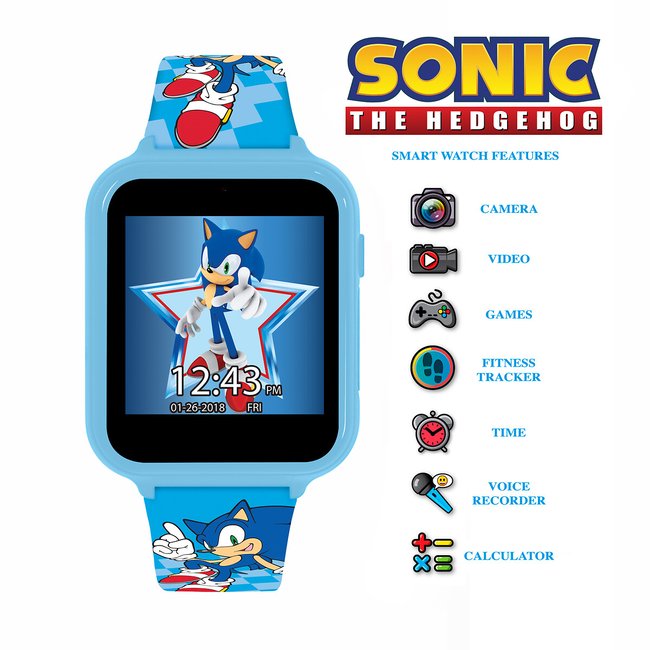 Kids interactive watch blue Sonic The Hedgehog La Redoute