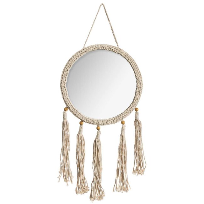Atmosphera Déco Murale Miri Palmier En Tissu - Touche Tropicale H76 Cm Pour Salon Ou Chambre
