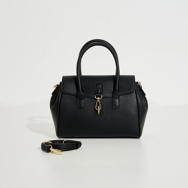 Sac à main cabas noir <span itemprop=