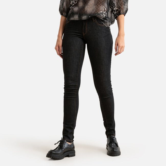 Slim-fit jeans, stretch denim sculpt up, purple, IKKS