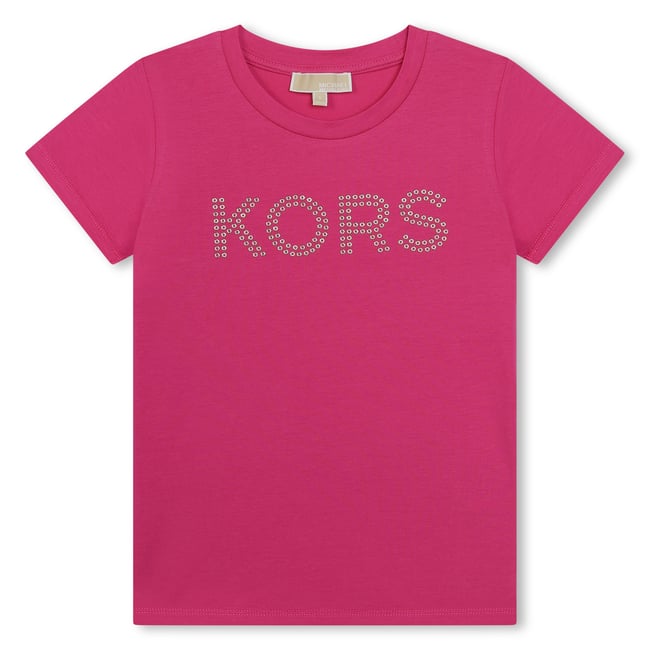 T-shirt manches courtes fuxia <span itemprop=
