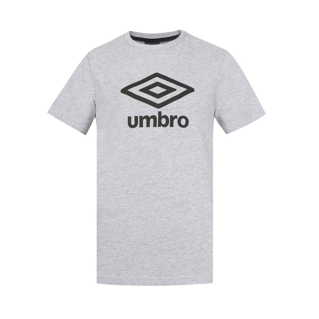 Tee shirt coton 160GSM gris clair chiné/noir <span itemprop=