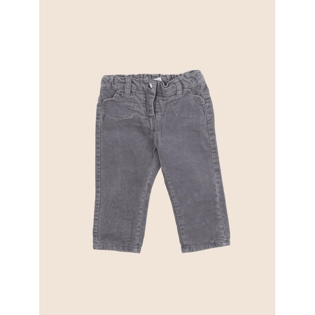 Pantalon - Très bon état gris <span itemprop=