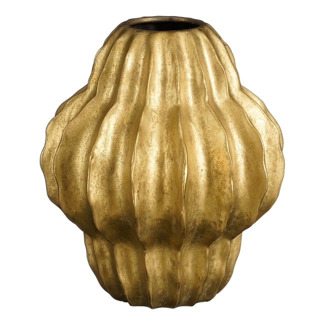 Vase texturé ALTEA Couleur or <span itemprop=