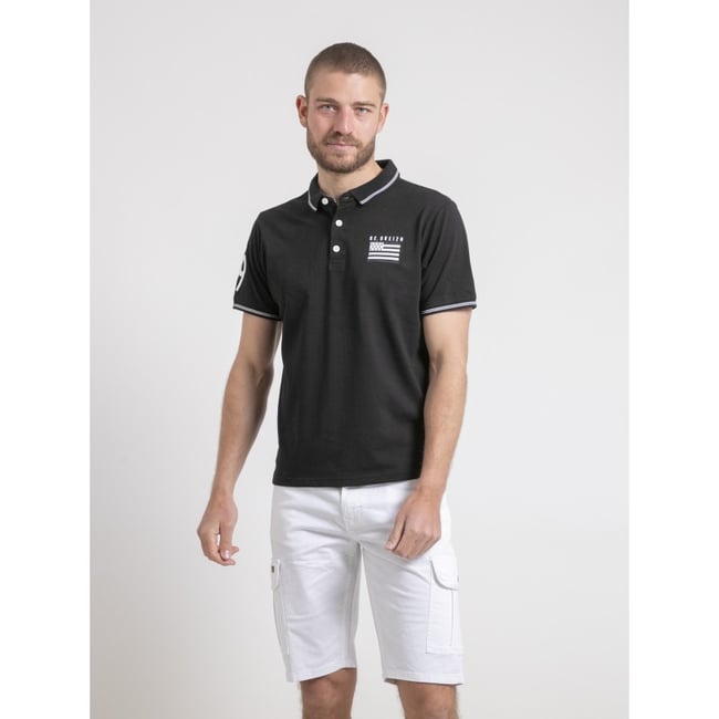 Polo Manches Courtes Pur Coton Pahdu v002228 <span itemprop=