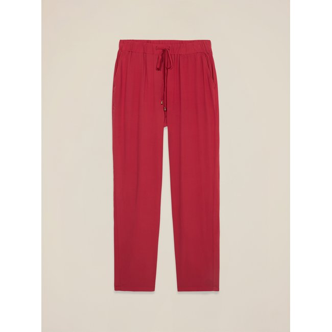 Pantalon réalisé en viscose fluide unie - OLTRE