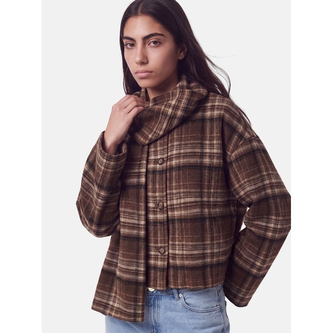 Veste marron - fondue fudge1 <span itemprop=