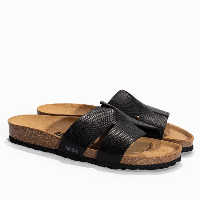 Sandales pour femme DJONE noir <span itemprop=
