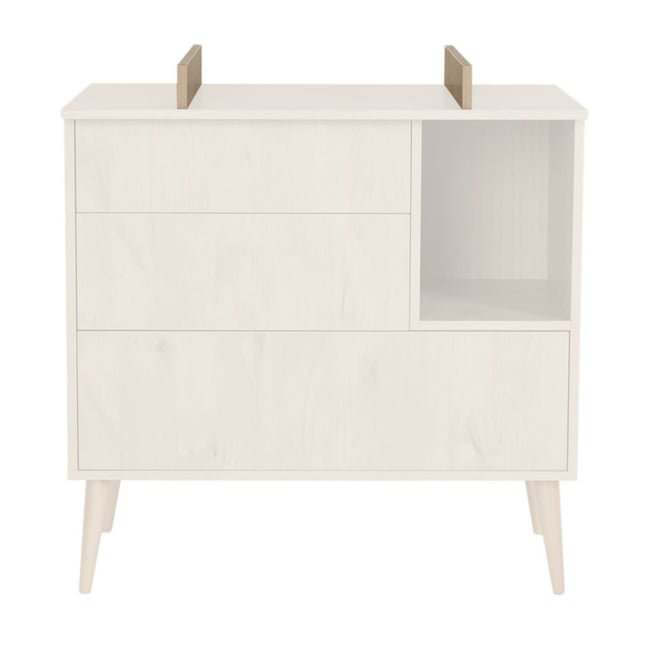 Plan à langer pour commode Cocoon Ice White latte <span itemprop=