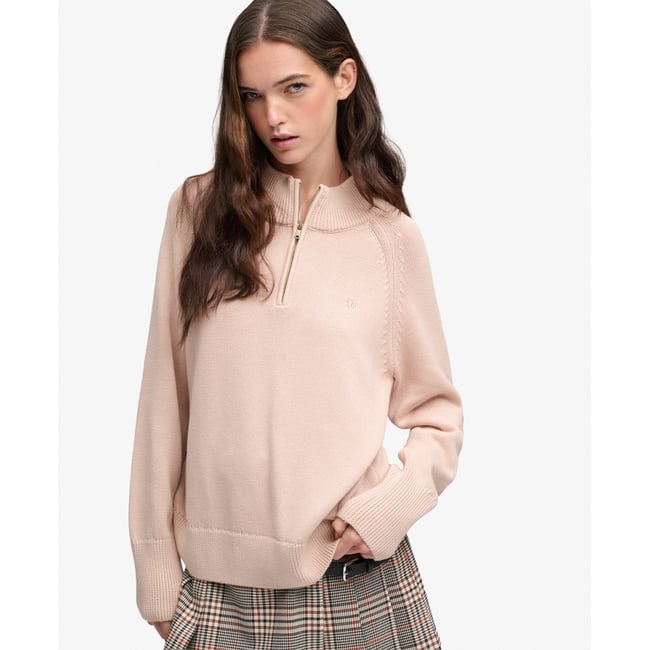 Pull Classic Half Zip Coupe Décontractée - SUPERDRY