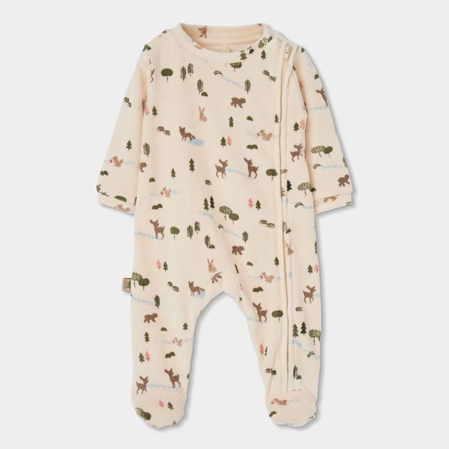 Pyjama bébé imprimée forêtp multicolore <span itemprop=