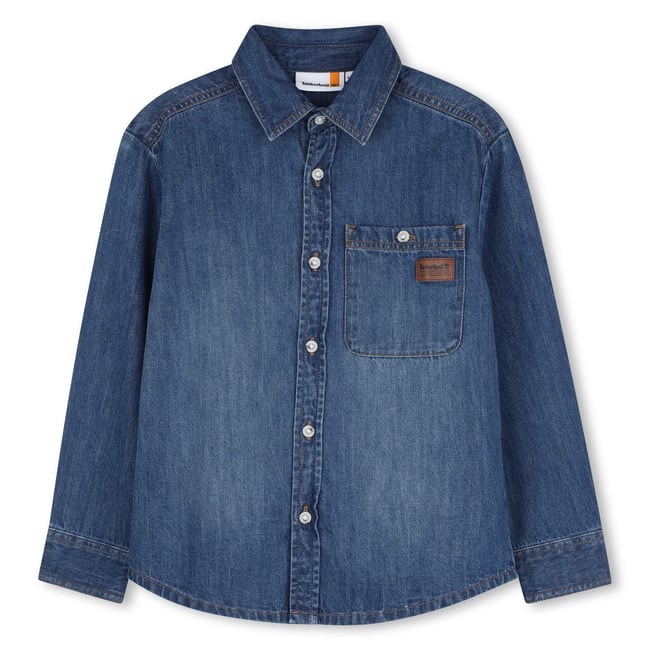 Chemise manches longues dble stone+brossage <span itemprop=