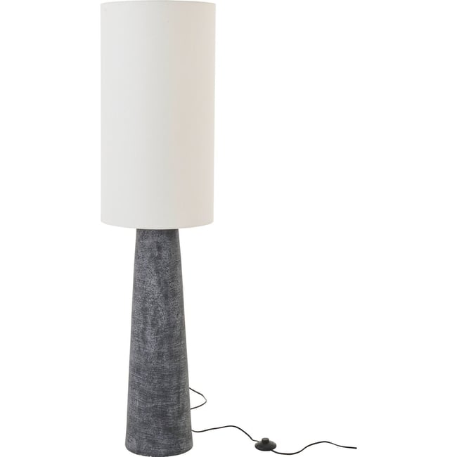 Lampadaire en fibre de verre Couleur noir et blanc <span itemprop=