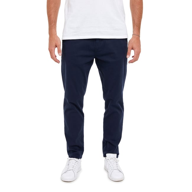 PANTALON LOOSE MARINE bleu <span itemprop=