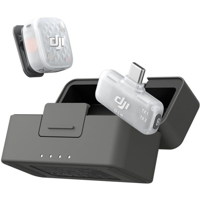 Micro cravate sans fil Mic Mini 2S (1TX + 1 Mobile RX + Charge) - DJI