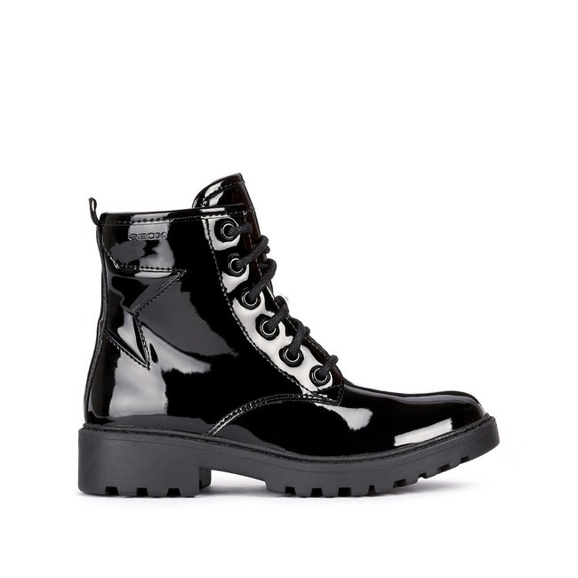 Botines Casey negro de charol <span itemprop=