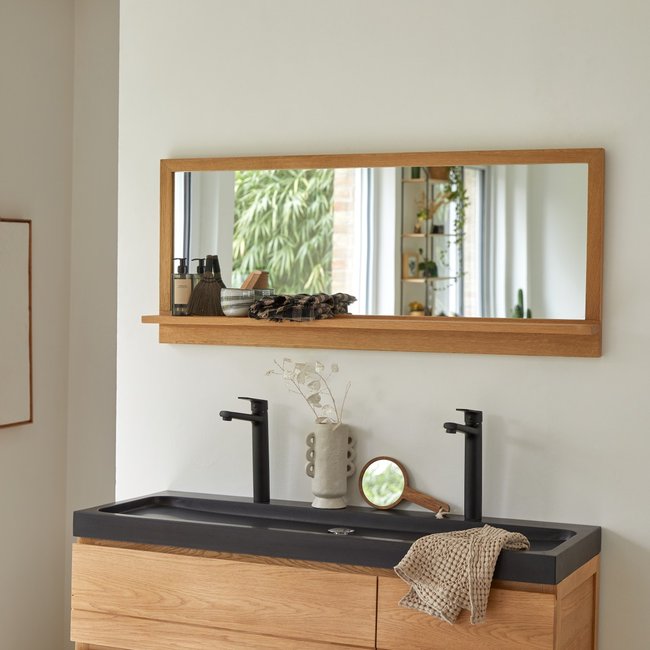 Miroir en chêne 120x50 cm EASY Couleur naturel <span itemprop=