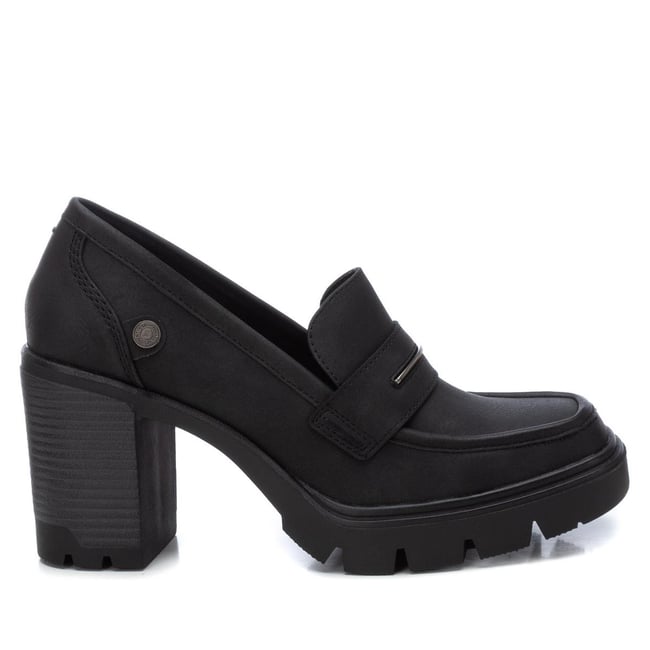 Chaussure Mocassin Talon Décontractée noir <span itemprop=