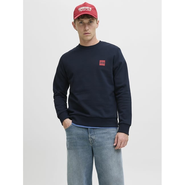 Sweat col rond petit logo - JACK & JONES