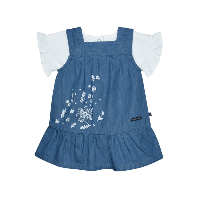 Tshirt robe nora jean bebe bleu <span itemprop=