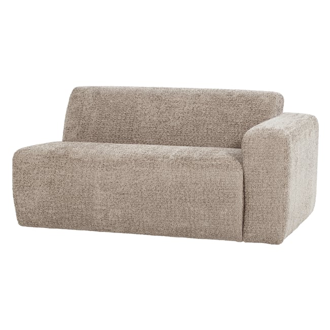 Élément 1,5 place laine MOJO BASE Couleur sable foncé <span itemprop=