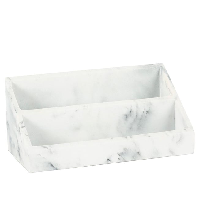 Dadabig Lot De 2 Plateaux Silicone Salle De Bain – Organisateurs Rectangulaires Noirs Antidérapants