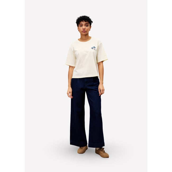Jean  en coton KISHU bleu nuit <span itemprop=