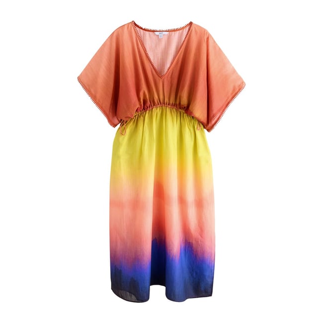 Maxi kaftan multi ombre <span itemprop=