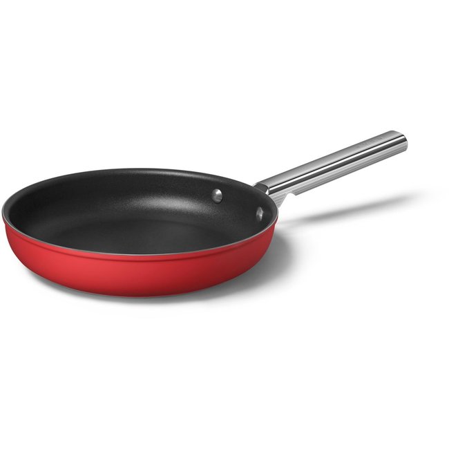 Poêle diam 26 cm tout feux rouge mat rouge <span itemprop=