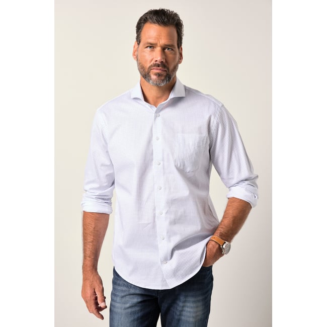 Chemise coupe Modern Fit blanc neige <span itemprop=