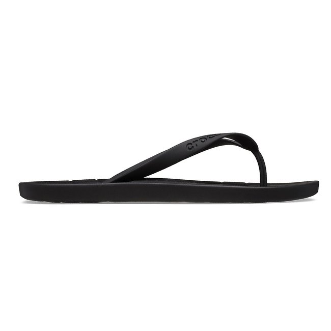 Tongs Crocs Flip noir <span itemprop=