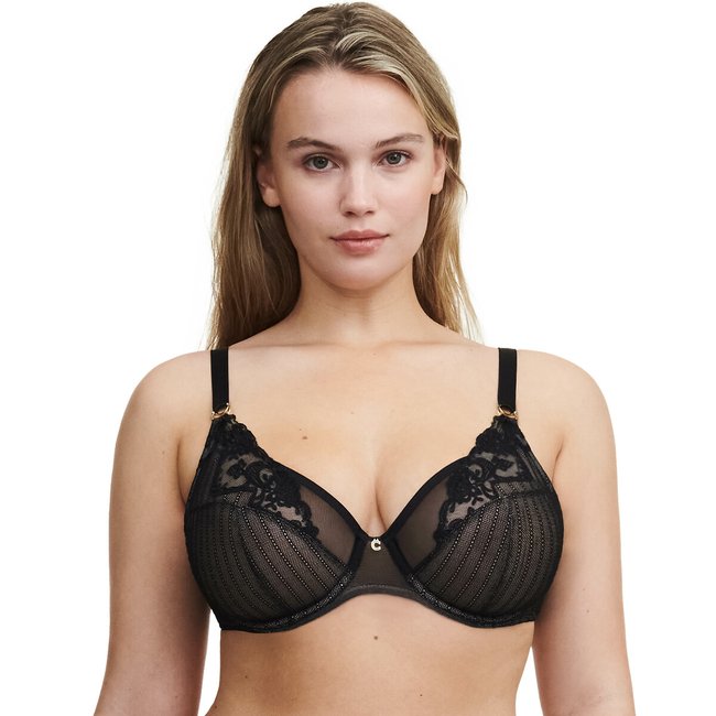 Cabaret Sauvage Full Cup Bra, black, CHANTELLE