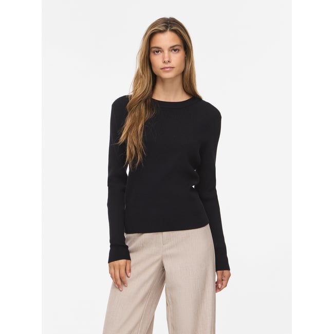 Pull En Maille noir - black1 <span itemprop=